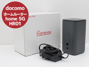 5G対応 ホームルーター NTT ドコモ home 5G HR01 docomo ダークグレー Bランク M84H 中古