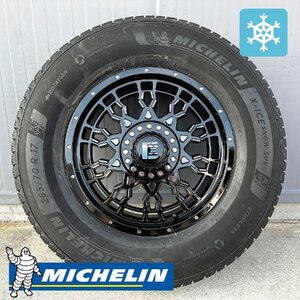 スタッドレス JL JK ラングラー タイヤホイールセット 17インチ ミシュラン X-ICE SNOW SUV 265/70R17 LEXXEL PreDator