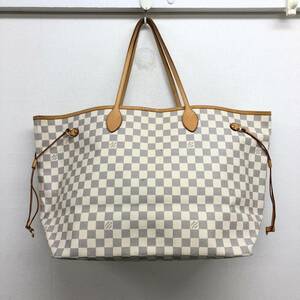 □LOUIS VUITTON トートバッグ ダミエアズール ルイヴィトン ネヴァーフルGM フランス製 FL4019 大容量 複数落札同梱OK B221205-302