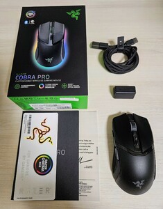 ★美品★ Razer レイザー Cobra Pro ワイヤレス ゲーミングマウス Bluetooth 8ボタン