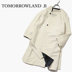 トゥモローランド ビー アルパカ TOMORROWLAND .B コート スーリーアルパカ ノーカラーコート 241007-30