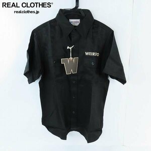 ☆(1)【未使用】WEIRDO/ウィアード HY GEAR - S/S SHIRTS/シャツ BLACK WRD-19-SS-02/L /LPL