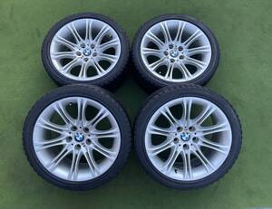 ◆希少！ BMW E46 3シリーズ Mスポーツ 純正◆18x8J+20/PCD:120/5穴◆4本セット.BRIDGESTONE .245/40R18.