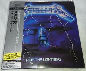 METALLICA 「RIDE THE LIGHTNING」 紙ジャケ仕様盤 リマスター盤