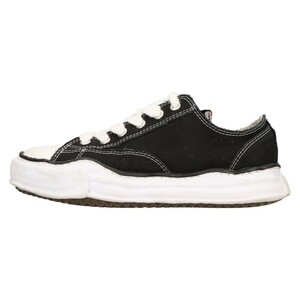 ミハラヤスヒロ PETERSON original sole canvas lowcut sneaker ピーターソン キャンバスローカットスニーカー ブラック 43 A01FW702