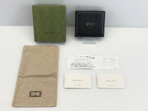 □GUCCI グッチ 二つ折り財布 643875 496334