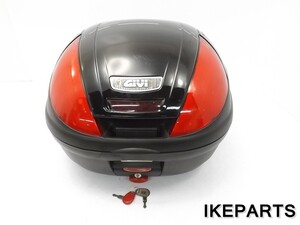 汎用 GIVI トップケース リアボックス E370 モノロック ブラック塗装 キー付 A043G0546