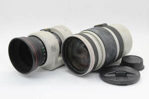 【訳あり品】 キャノン Canon CL 8-120mm F1.4-2.1 + 8.7-69.6mm F1.4-18 レンズ2本セット v235