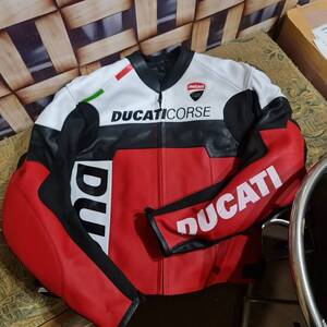 海外 高品質　送料込み　DUCATI CORSE 　ドゥカティ・コルセ　レザーレーシング　ジャケット　サイズ各種 レプリカ カスタム可能 2