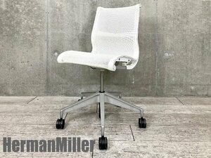 HermanMiller/ハーマンミラー■Setu / セトゥ アームレスキャスターチェア■ホワイト