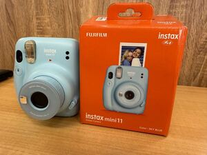 錬諏A405 FUJIFILM チェキ instax mini11 スカイブルー インスタントカメラ