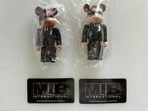  BE@RBRICK ベアブリック 100% 　 シリーズ38　HERO　MIB　メン・イン・ブラック　表・裏　カード付き　