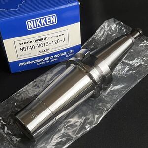 新品/正規品■3.7万 日研工作所 NIKKEN NBT40-VC13-120-J BT2面拘束 2LOCK記念タイプVCホルダ VCN-13BJ■兵庫県姫路市発 C3