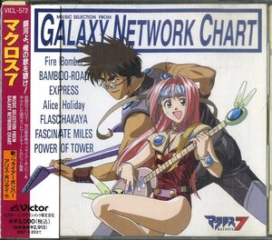 D00135014/CD/鷺巣詩郎・笹路正徳・河内淳一(音楽)etc「マクロス7 Music Selection From Galaxy Network Chart (1995年・VICL-572・サン