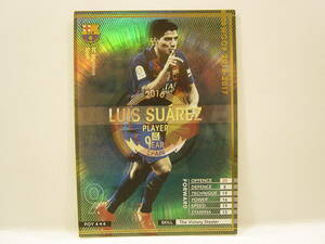 Panini WCCF 2016-2017 POY ルイス・スアレス　Luis Suacrez 1987 Uruguay　FC Barcelona 16-17 Spain Player of the Year