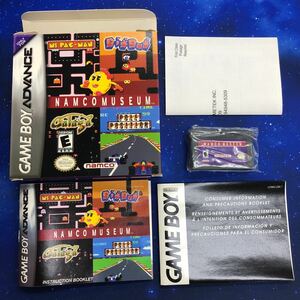 GBA NAMCOMUSEUM ナムコミュージアム　海外版　ゲームボーイアドバンス