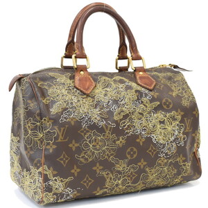 1円 ◆LOUIS VUITTON ルイヴィトン スピーディ30 M95397 モノグラムダンテェル ブラウン◆E.Cmmr.tI-26