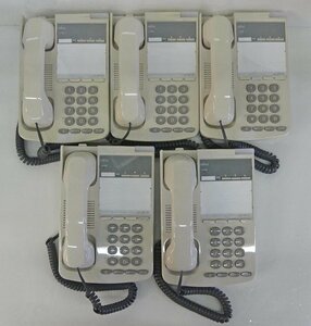 ☆富士通 ビジネスフォン 電話機 iss phone 20Ｂ【FC755B1】5台セット USED品 ③☆