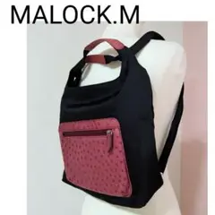 MALOCK.M マロック レザー ナイロン 2way トートバッグ リュック