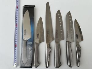 包丁 SANJOH MURPHY UNIVERSAL CUTTING NEW SIMPLE BASIC MOLIER 牛刀 三徳包丁全長約33cm（管理No.N倉2）