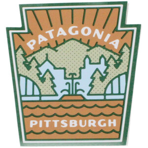 パタゴニア ステッカー ピッツバーグ スペシャル PATAGONIA PITTSBURGH ペンシルベニア シール 海外 アメリカ 店舗限定 コレクション デコ