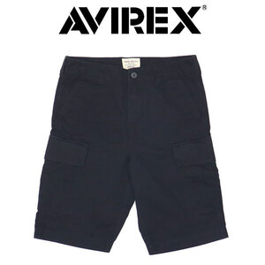 AVIREX (アヴィレックス) 2913002 BASIC FATIGUE SHORTS ベーシック ファティーグ ショーツ 10(09)BLACK L