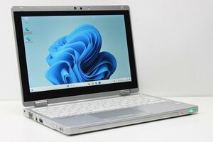 1円スタート ノートパソコン Windows11 2in1PC Panasonic レッツノート CF-RZ6 Windows10 第7世代 Core i5 SSD128GB メモリ4GB