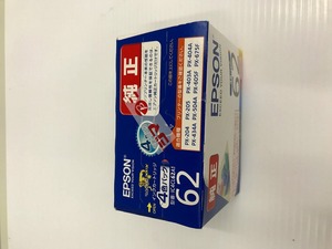 【未使用】 エプソン EPSON インクカートリッジ4色パック IC4CL62A1