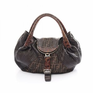 フェンディ スパイバッグ ブランドオフ FENDI キャンバス ハンドバッグ レザー/キャンバス 中古 レディース