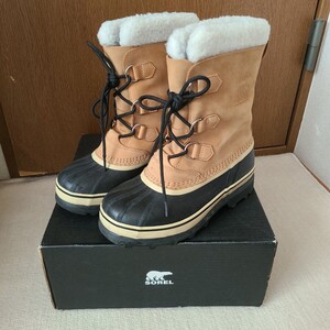 ソレル ユースカリブー SOREL Youth Caribou 防寒ブーツ スノーブーツ　24センチ