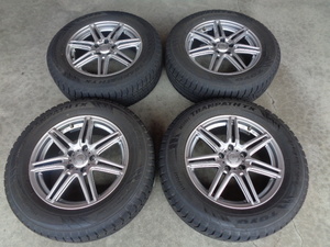 【バリ山スタッドレスSET】TOPY　17インチタイヤホイール【4本セット】225/65R17　CX-5　CX-8　ヴァンガード　エクストレイル