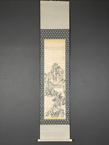 【模写】【一灯】ia3078〈伝：高久靄厓〉山水図 文人画家 江戸時代後期 栃木の人