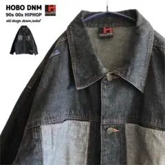 【90s HIPHOP】ホーボーデニムHOBO DNMデニムジャケット当時物B系