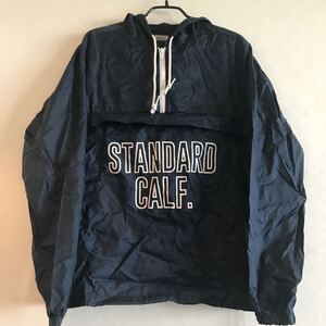 美品　送料無料　スタンダードカリフォルニア　STANDARD CALF ナイロン　トレーニング　パーカー　レインコート　ネイビー