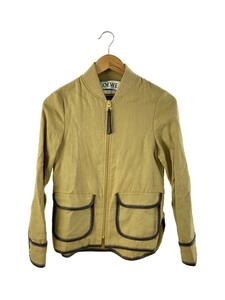 LOEWE◆ジャケット/34/リネン/CML/Beige Linen Zip Up Saharienne Jacket