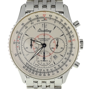 ブライトリング BREITLING A41030 ナビタイマー モンブリラン クロノグラフ 自動巻き メンズ 良品 E#136186