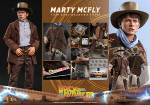 新品未開封 ムービー・マスターピース バック・トゥ・ザ・フューチャー PART3 マーティ・マクフライ ホットトイズ Marty McFly MMS616