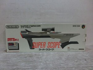 【KM19-26】【140サイズ】ニンテンドー スーパーファミコン SUPER SCOPE 6 SHVC-SSA/周辺機器/ジャンク扱い/※外箱傷み有