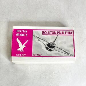 未組立　現状品　プラモデル　merlin models　マーリンモデル　BOULTON PAUL P.IIIA　1/72