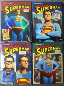 【輸入DVD-BOX】TV版「スーパーマン」／主演：ジョージ・リーヴス（The Adventures of Superman: The Complete Seasons）／1枚エラーあり