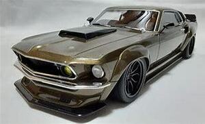 ☆送料無料・未開封・GT-SPIRIT 2000台限定☆1/18 ☆1969 FORD MUSTANG PRIOR DESIGN CANDY BROWN ☆241128