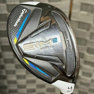 L950‐K18-5237 TaylorMade テーラーメイド SIM2 MAX SPEED POCKET V STEEL U4 22° フレックス S 右利き 男性用 ユーティリティ ⑨