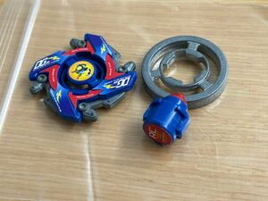 希少 美品 TAKARA 旧 爆転シュート ベイブレード ドラグーンMS メタルストーム ブルーバージョン beyblade 初代 HMS