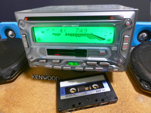 KENWOOD DPX-4200！★ＣＤ・カセットテープ！再生ＯＫ！★ ＣＤレンズ・TAPEヘッド、クリーニング済み！