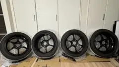 ADVAN RG-D 17インチ 7.5j PCD114.3 タイヤ付4本セット