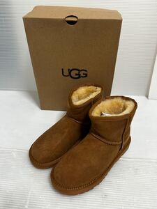 ▲C200▲UGG アグ ムートンブーツ クラッシック ミニ サイズ 5 ブラウン系