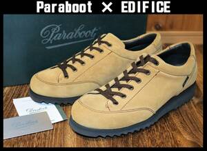 送料無料 特価即決【未使用】 Paraboot × EDIFICE ★ SIERRA スエード ブーツ (7/25.5cm) ★ パラブーツ 別注 シエラ 税込定価5万600円 