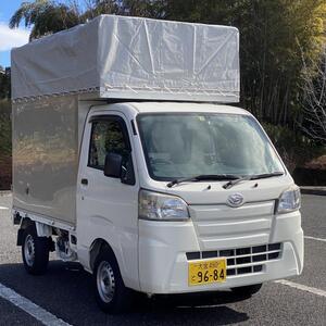 売切!! 即決落札本車検２年付！実走行３万キロ台！ 幌 箱車 特装 アルミバン AT バックモニター スペアキー 軽貨物 引越し キッチンカー