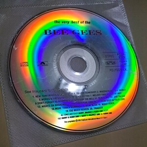 ジャンク品　the very best of the BEE GEES CD ディスクのみ　