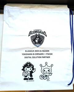 ■最終値下げ!送料無料!非売品!横浜ビーコルセアーズ ビーコル×イッツコム ビニールショルダーバッグ Bリーグ バスケ 河村勇輝 AOKI■